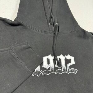 Ernest Two Dozen Roses 1992‎ Black Graphic Pullover Hoodie Mens XL Country Music
